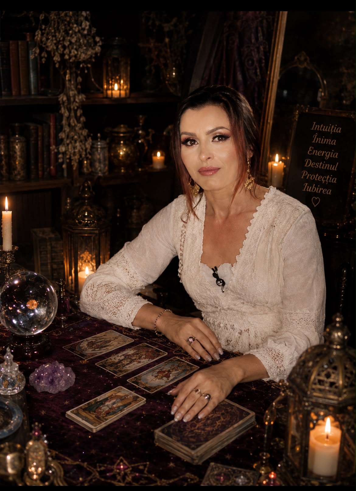 Vrăjitoarea Mihaela — atmosfera lucrărilor 1